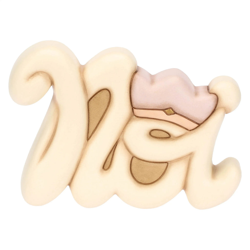 Thun - Formella scritta noi in ceramica  | Rohome