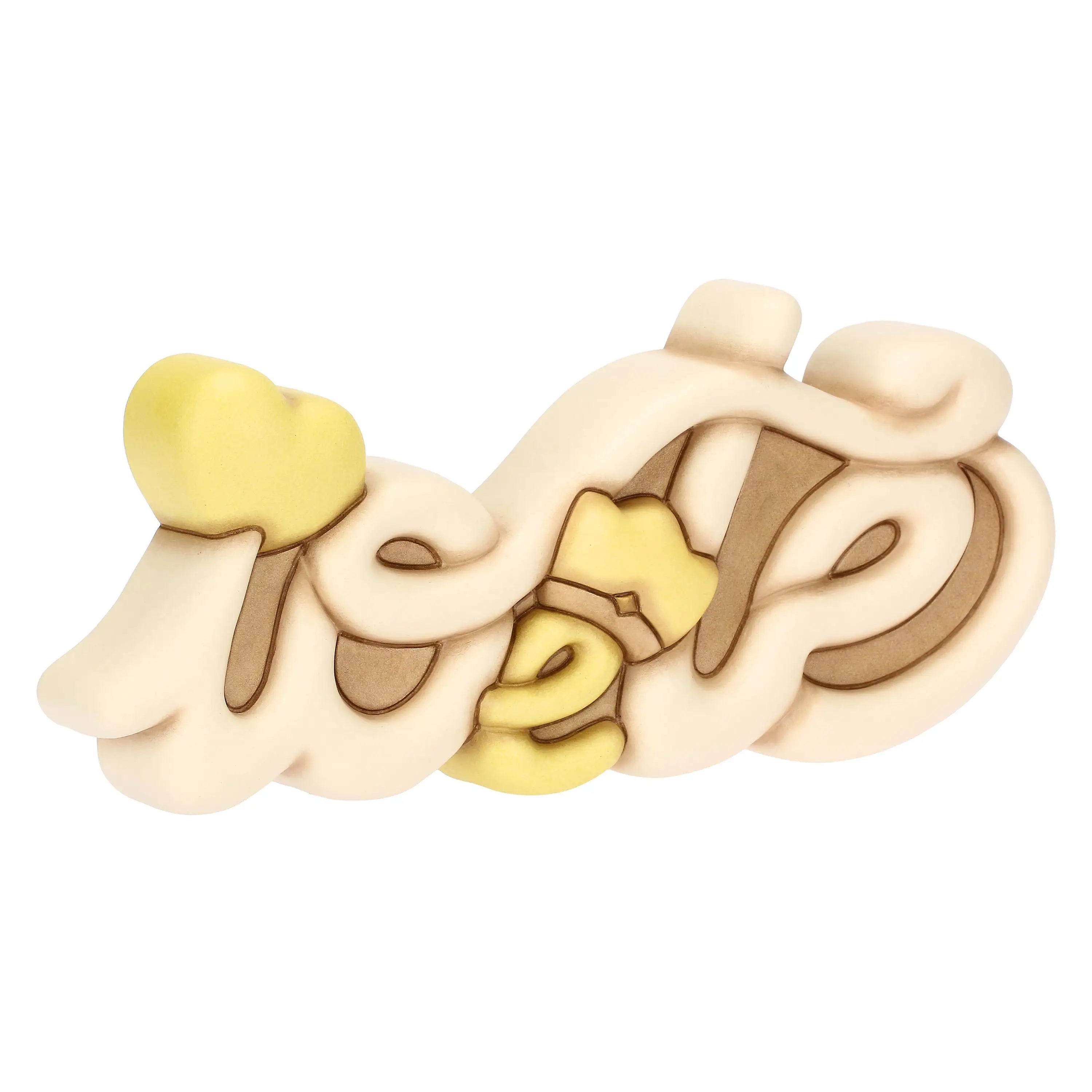 Thun - Formella scritta io e te in ceramica  | Rohome