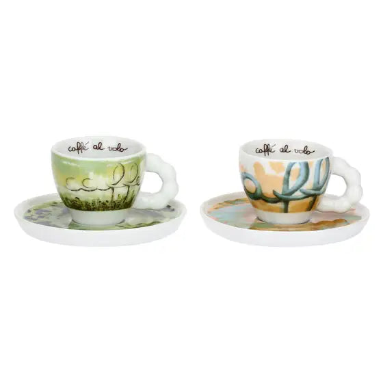 Thun - Set 2 tazze medie in porcellana Oasi | Rohome
