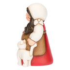 Thun- Donna in dolce attesa in ceramica Presepe Classico rosso | Rohome