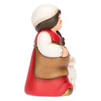 Thun- Donna in dolce attesa in ceramica Presepe Classico rosso | Rohome