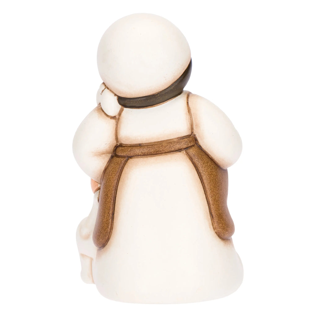 Thun- Donna in dolce attesa in ceramica Presepe Classico bianco | Rohome