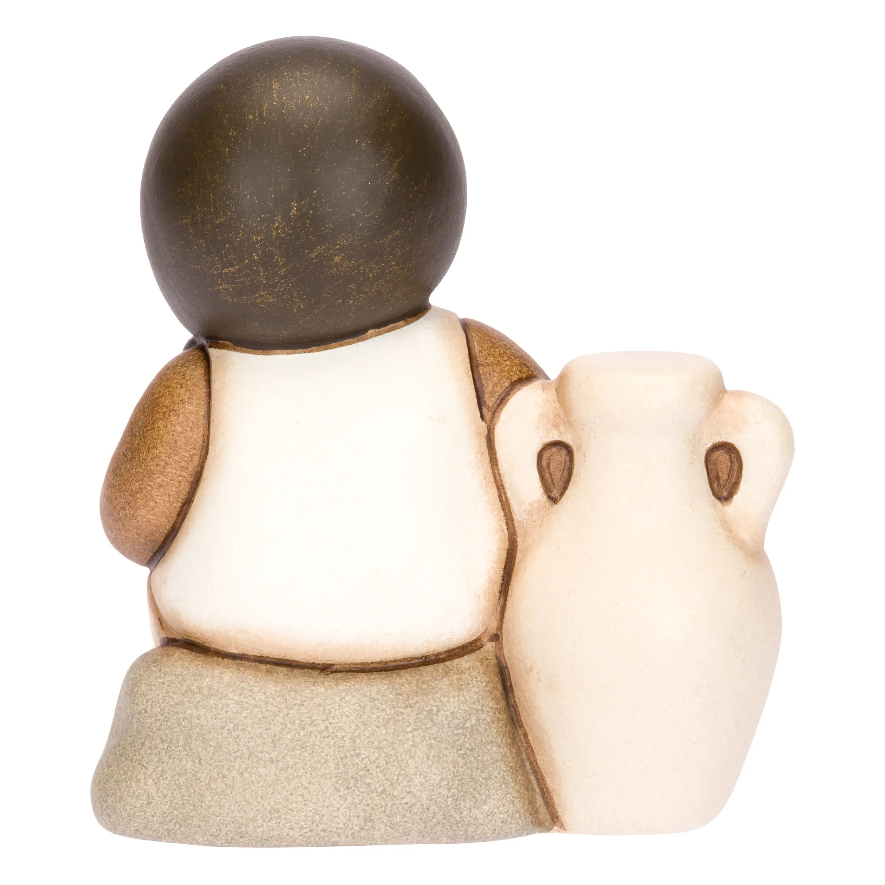 Thun - Bimba con olive in ceramica Presepe Classico Bianco | Rohome
