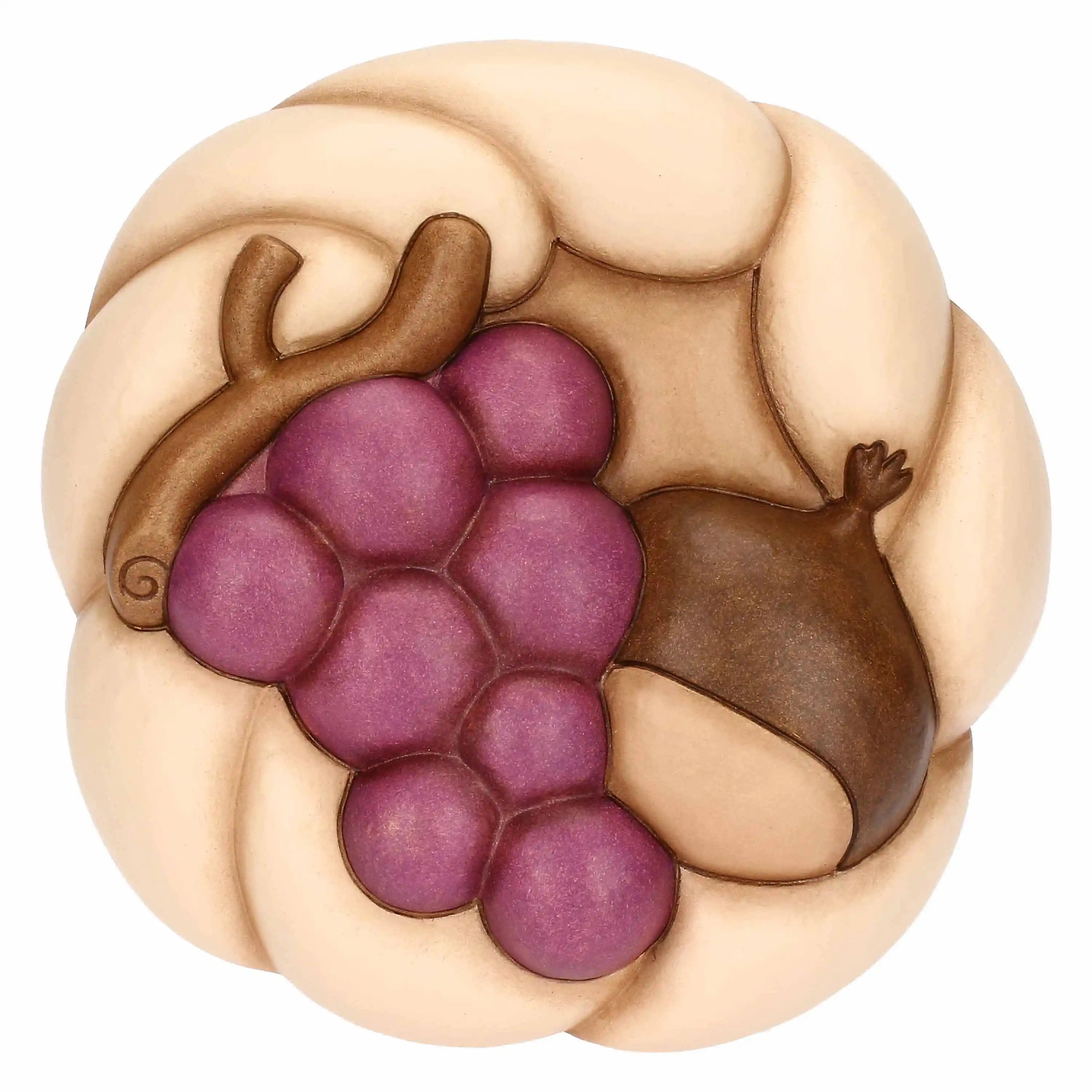 Thun - formella della stagioni Autunno, uva e castagna | rohome