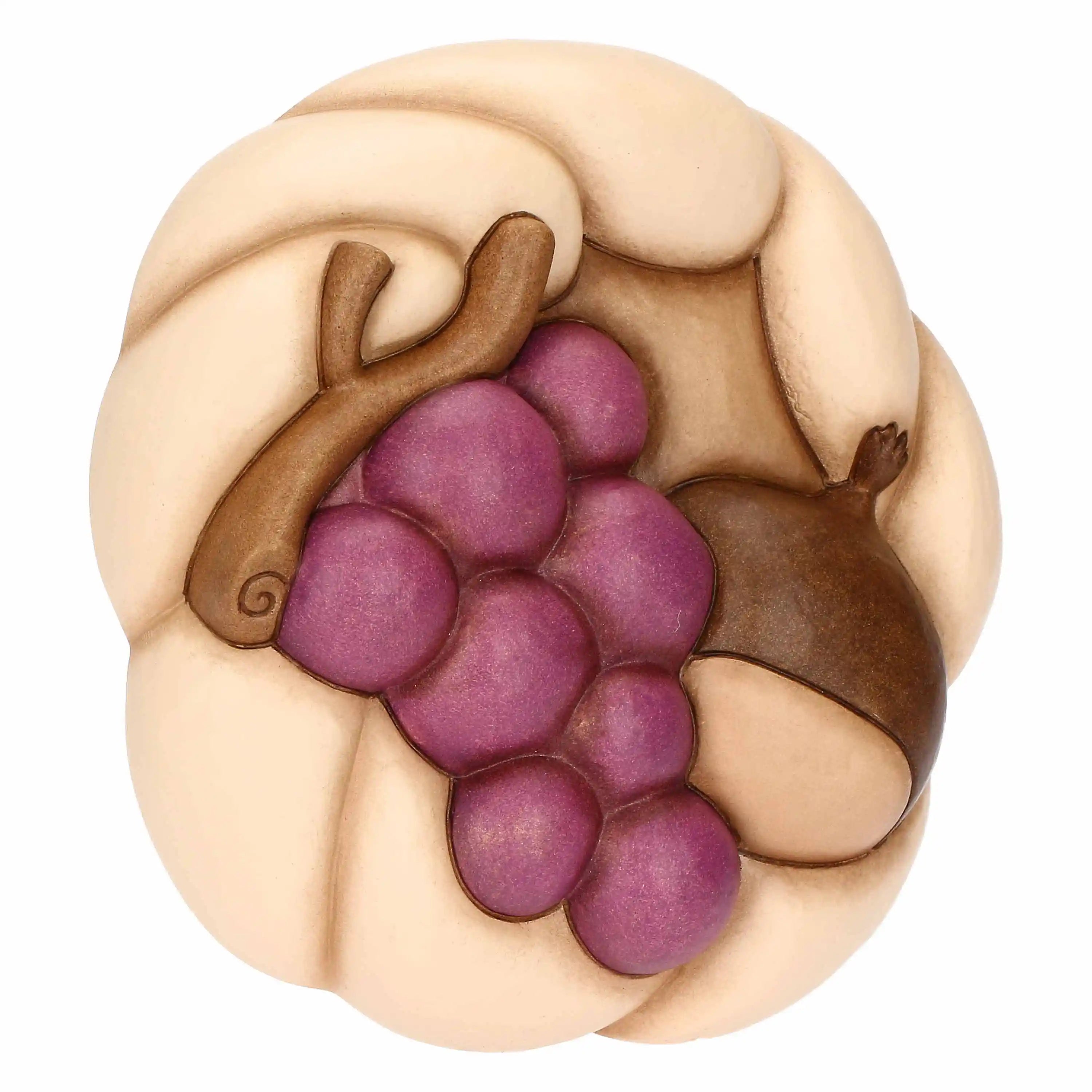 Thun - formella della stagioni Autunno, uva e castagna | rohome