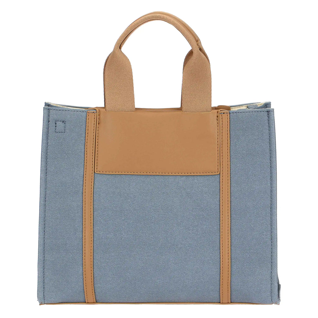 Thun - Borsa Tote bag denim/marrone, media