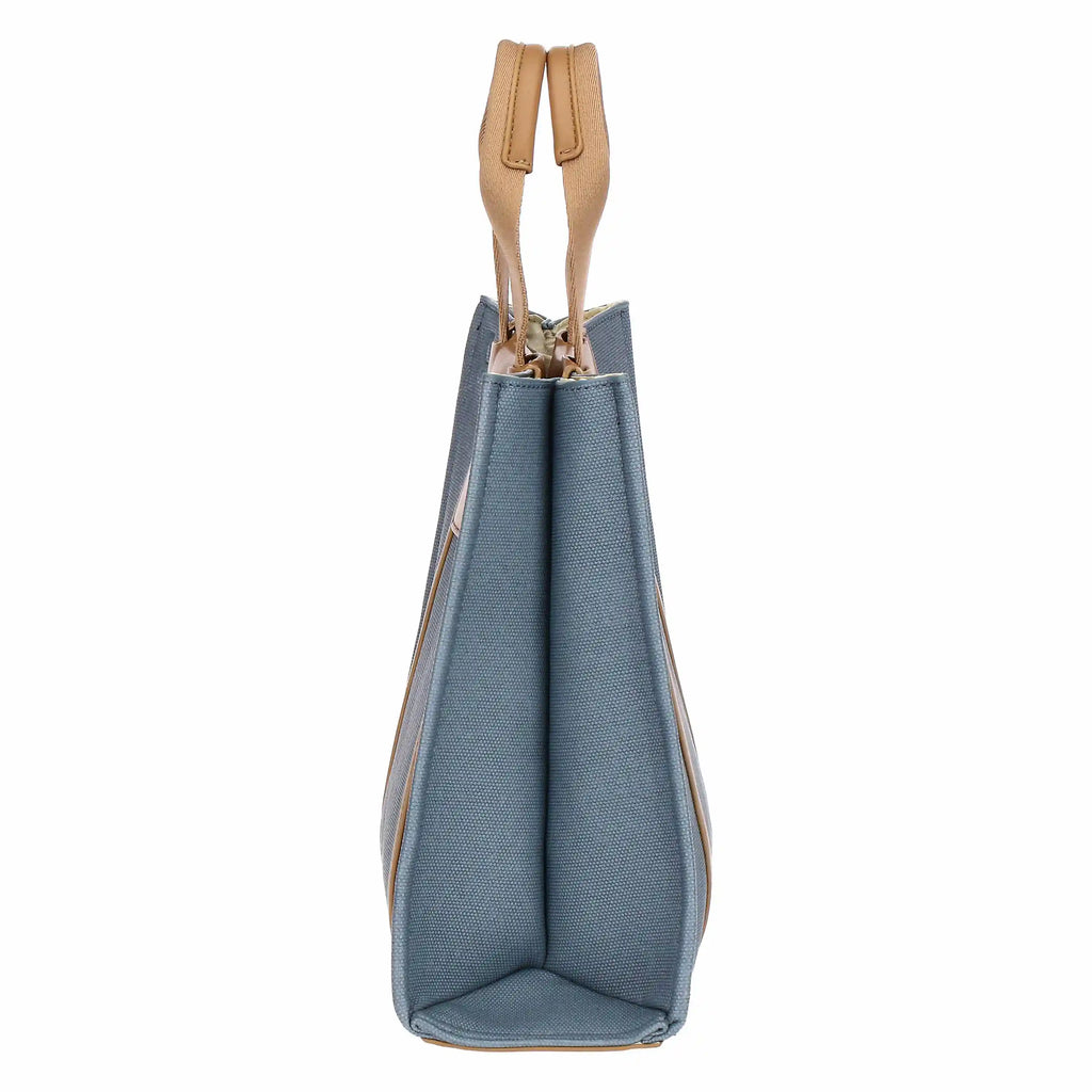 Thun - Borsa Tote bag denim/marrone, media