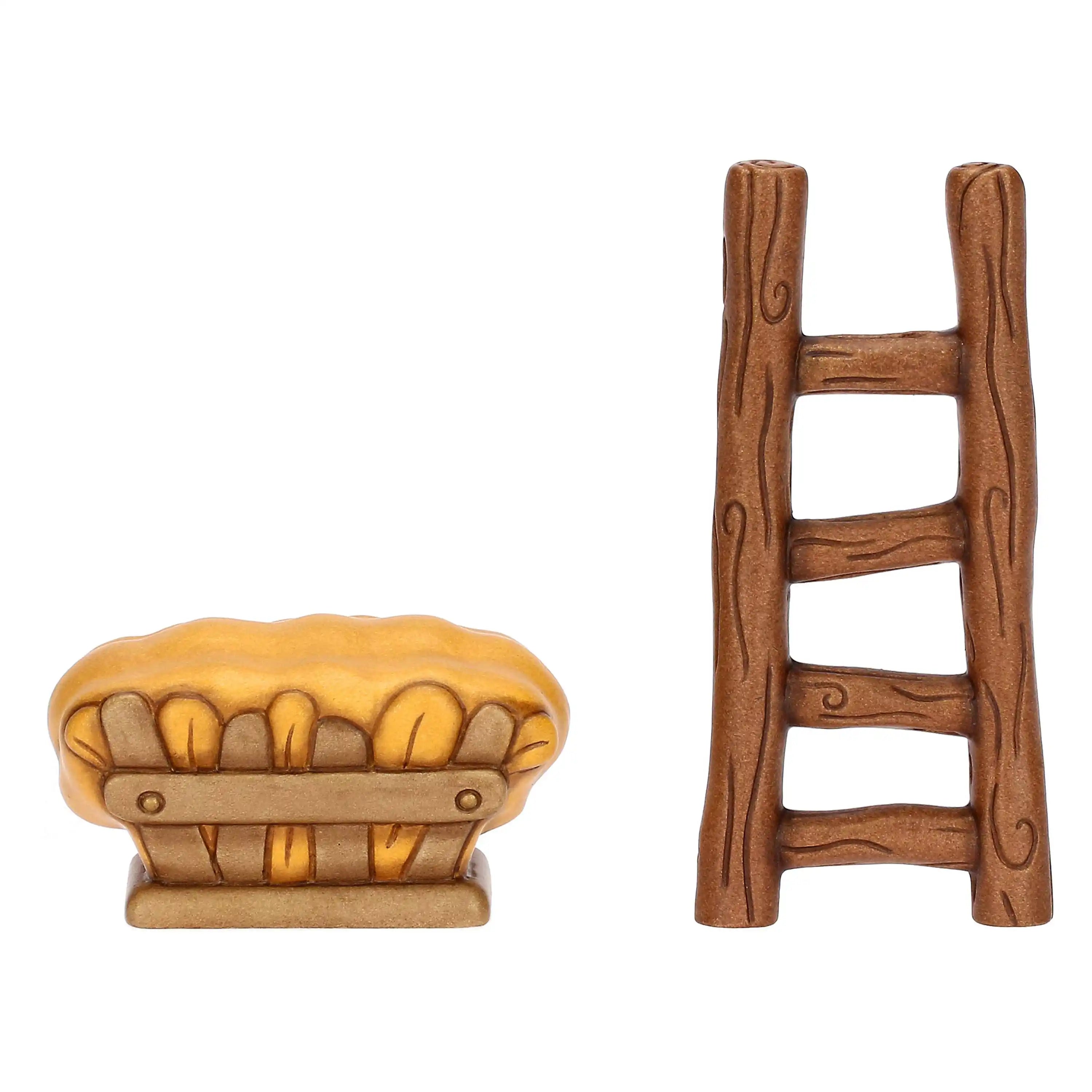 Thun- Set scala e mangiatoia in ceramica Presepe Classico | rohome