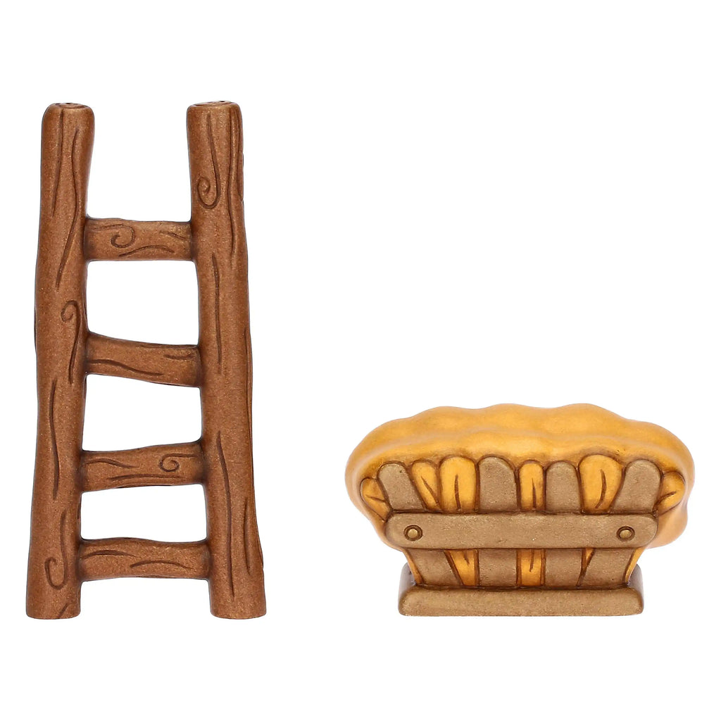 Thun- Set scala e mangiatoia in ceramica Presepe Classico | rohome