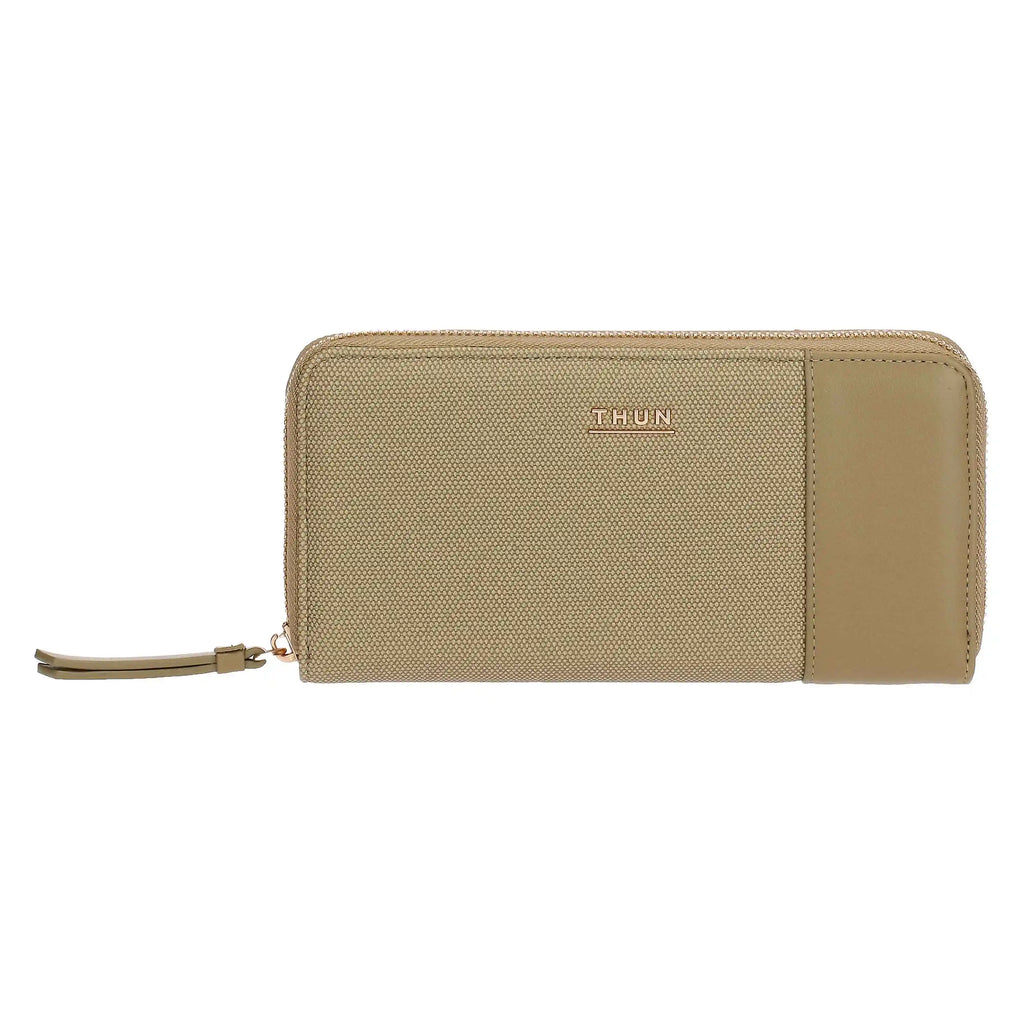 Thun - Portafoglio con zip verde oliva | Rohome