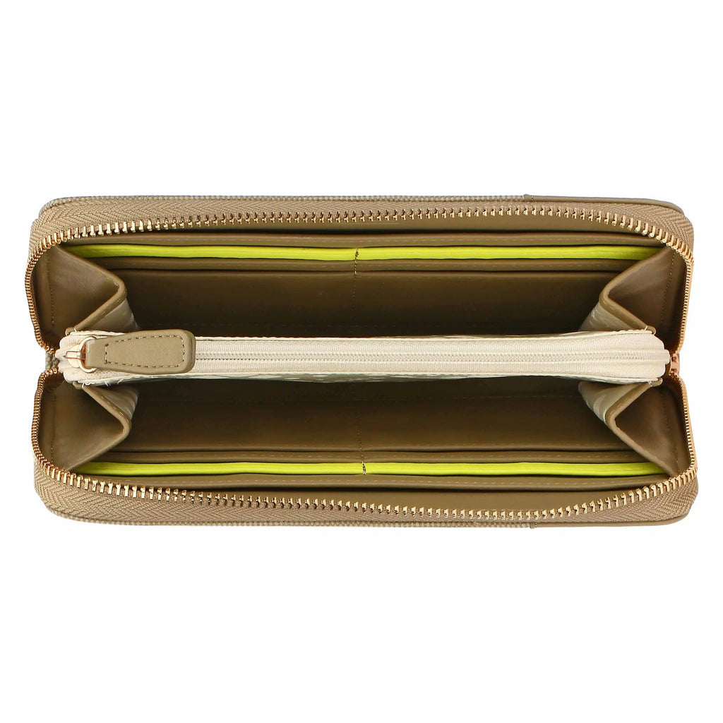 Thun - Portafoglio con zip verde oliva | Rohome