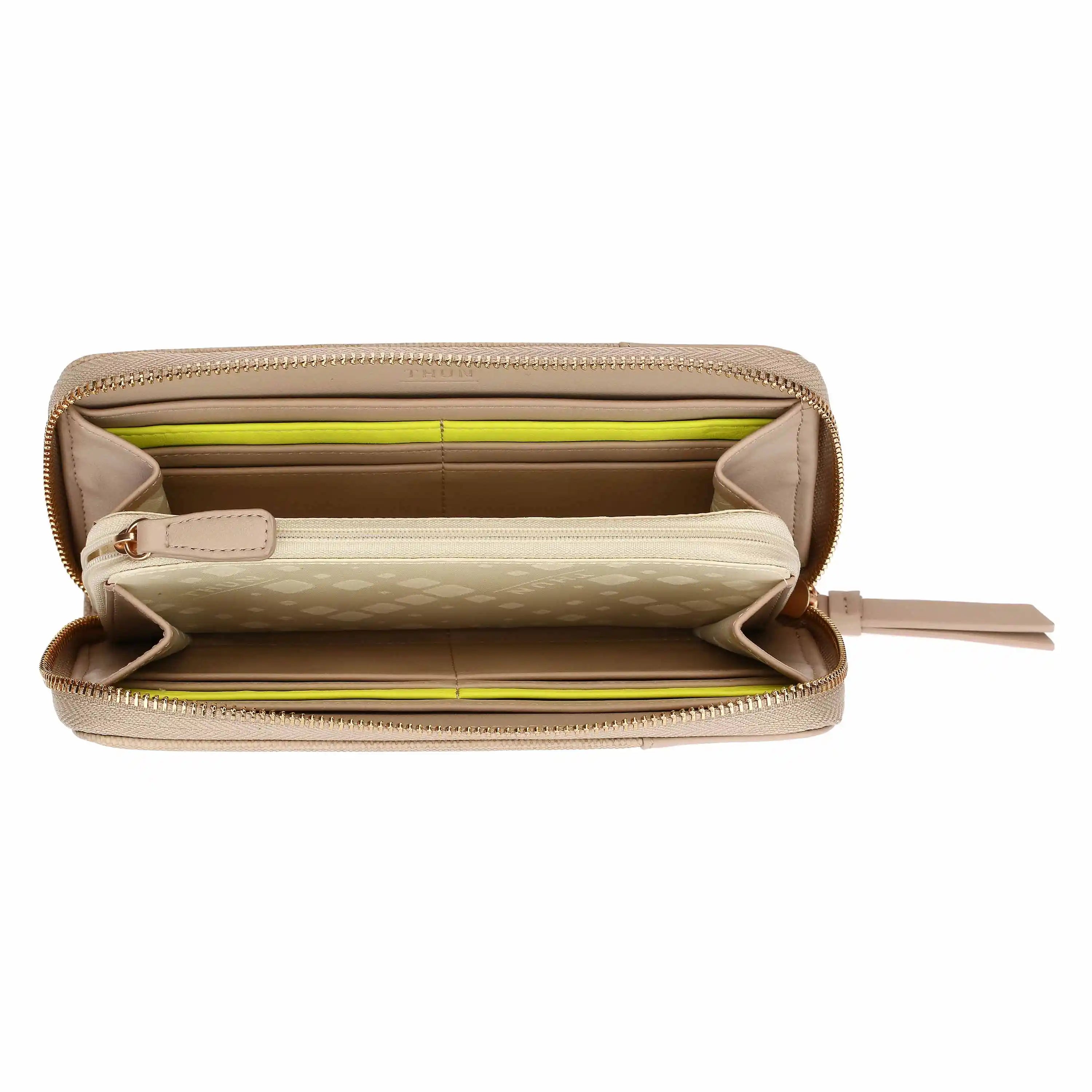 Thun - Portafoglio con zip tortora | Rohome