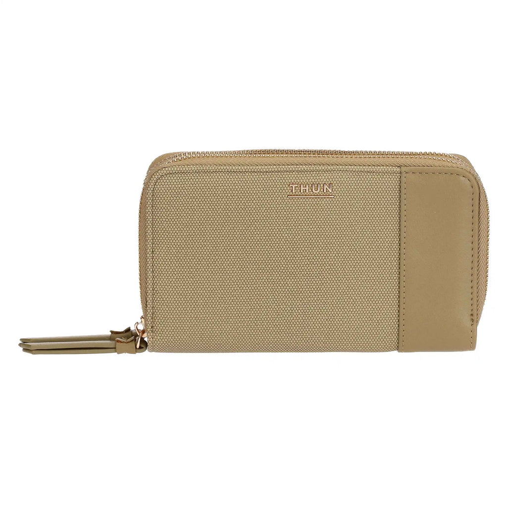 Thun - Portafoglio con doppia zip verde oliva | Rohome