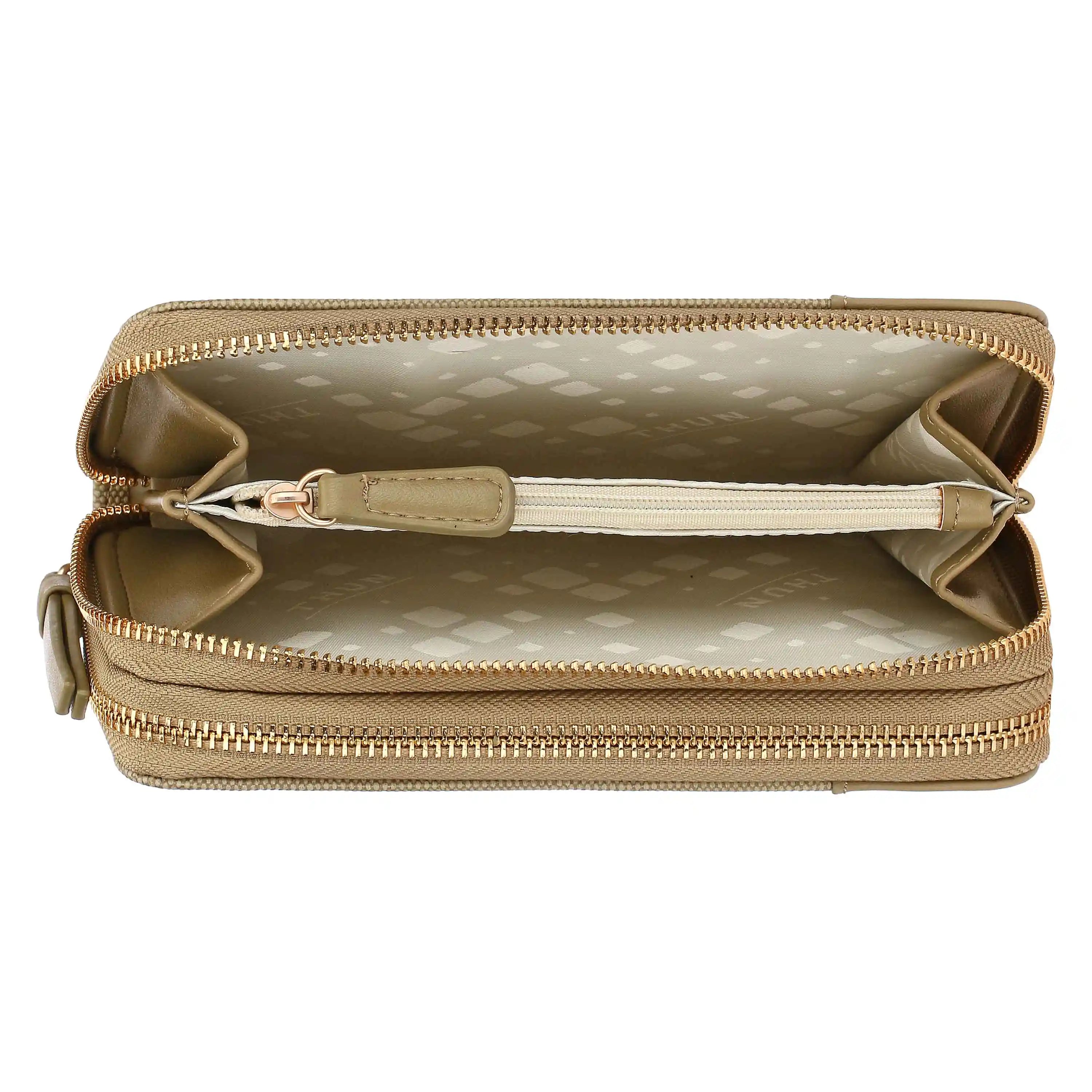 Thun - Portafoglio con doppia zip verde oliva | Rohome