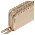 Thun - Portafoglio con doppia zip tortora | Rohome