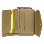 Thun - Portafoglio con patta e zip verde oliva | Rohome