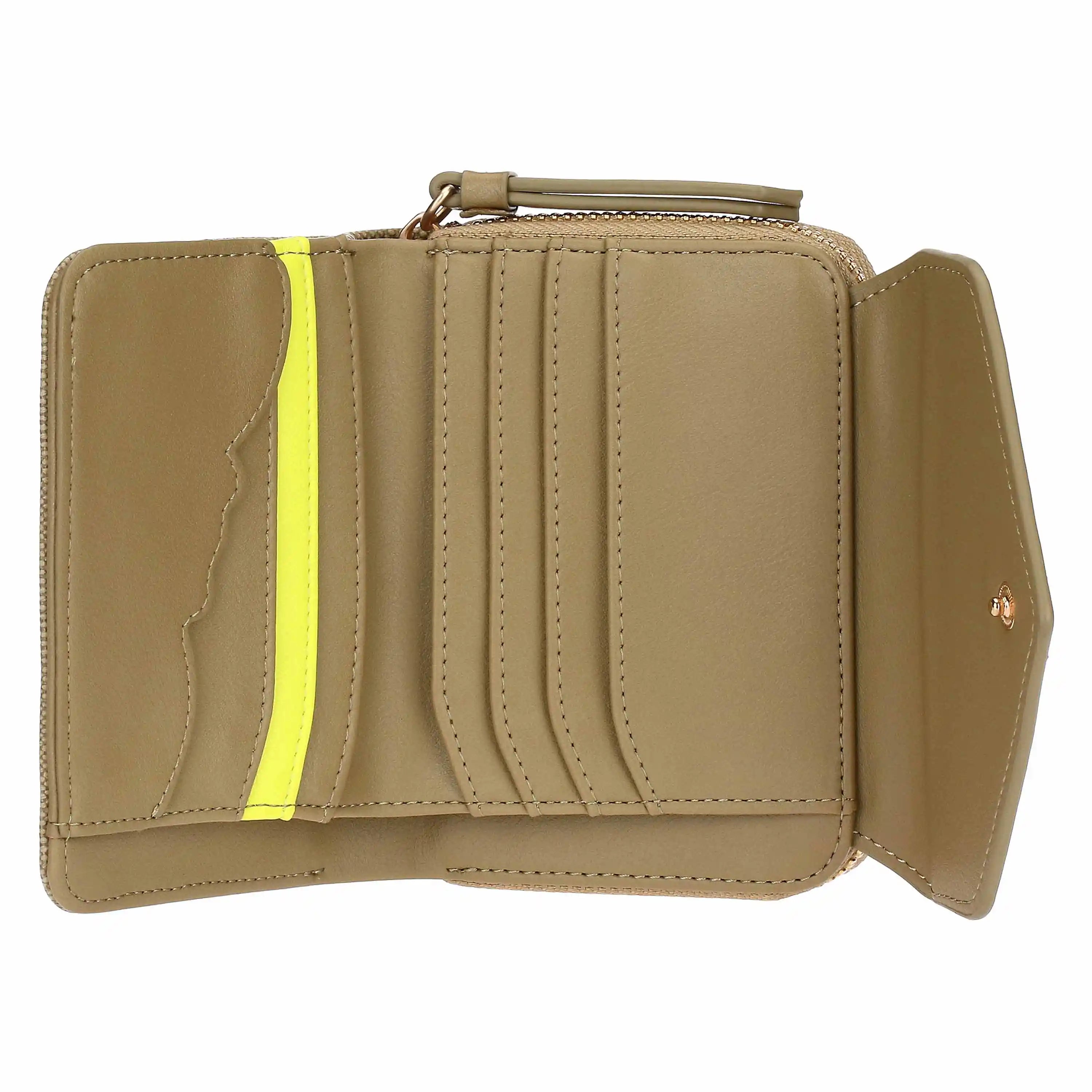 Thun - Portafoglio con patta e zip verde oliva | Rohome