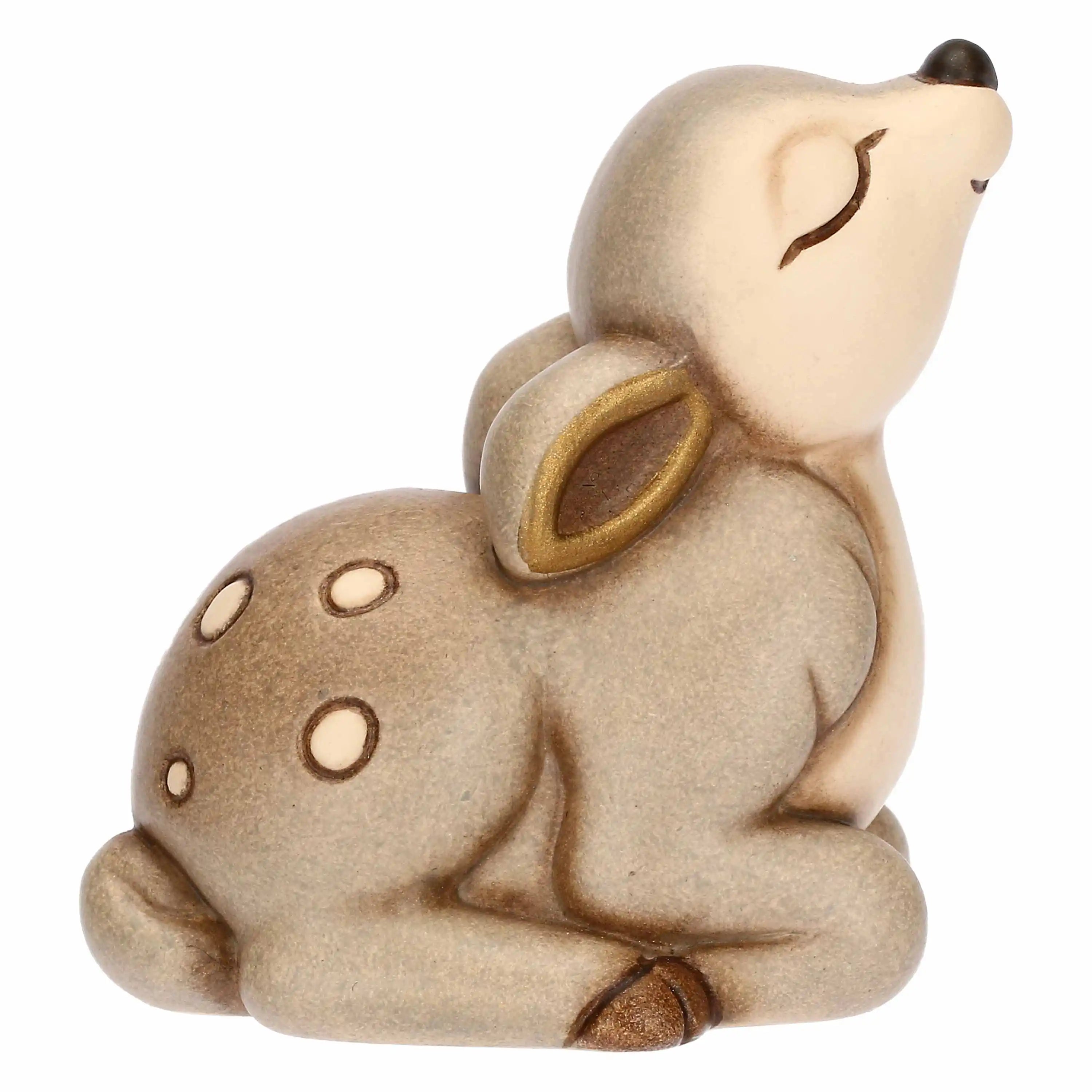 Thun - Mini animale cerbiatto in ceramica | Rohome