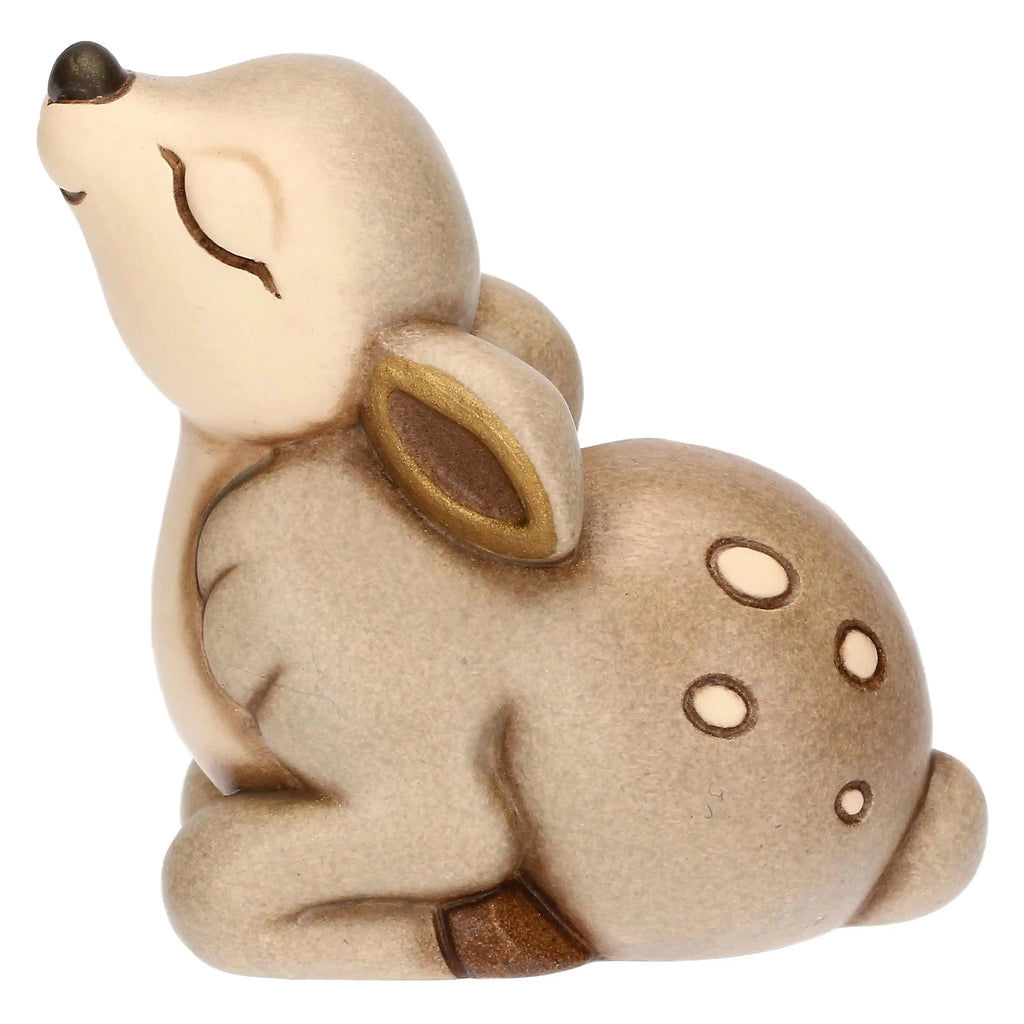 Thun - Mini animale cerbiatto in ceramica | Rohome