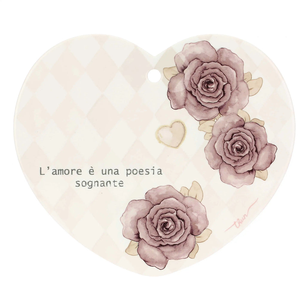 Thun - Sottopentola in porcellana cuore | Rohome