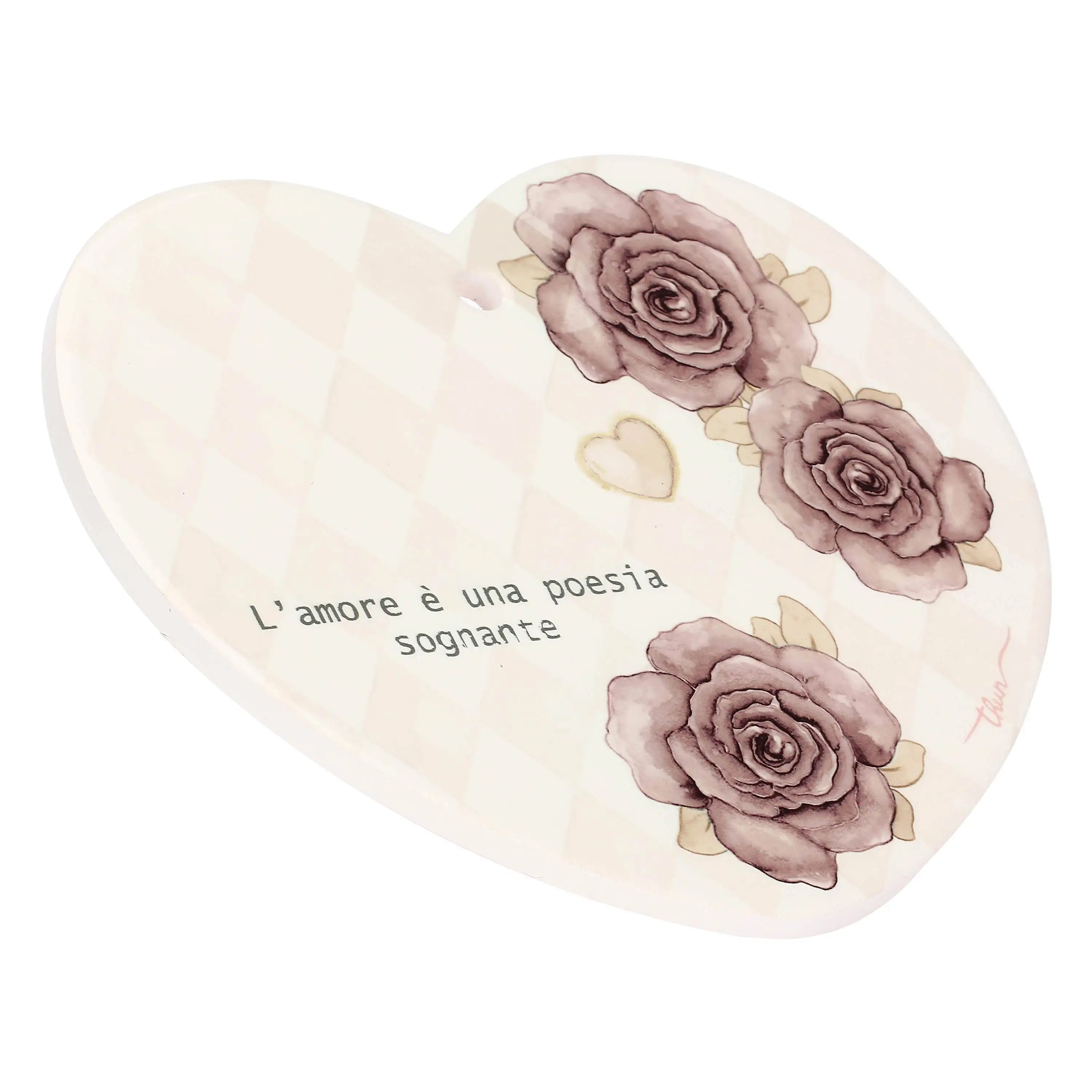 Thun - Sottopentola in porcellana cuore | Rohome