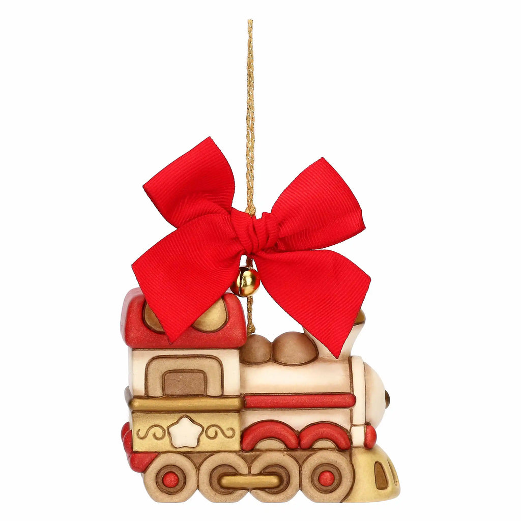 Thun - Addobbo natalizio locomotiva in ceramica maxi | Rohome