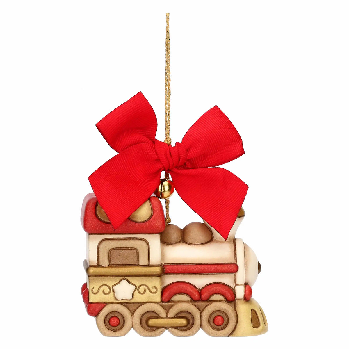 Thun - Addobbo natalizio locomotiva in ceramica maxi | Rohome