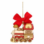 Thun - Addobbo natalizio locomotiva in ceramica maxi | Rohome