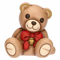 Thun - Teddy Natale con fiocco in ceramica piccolo | Rohome