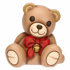 Thun - Teddy Natale con fiocco in ceramica piccolo | Rohome