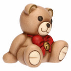 Thun - Teddy Natale con fiocco in ceramica piccolo | Rohome