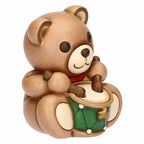 Thun - Teddy Natale con tamburo in ceramica medio | Rohome