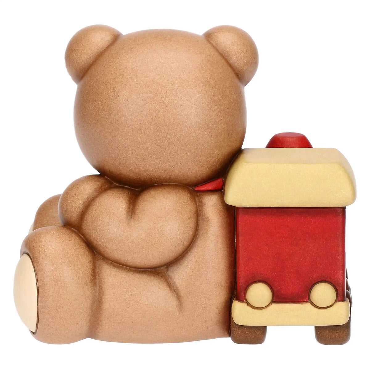 Thun - Teddy Natale con trenino in ceramica grande | Rohome