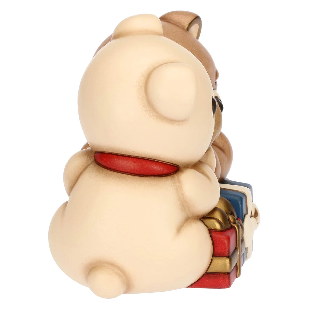 Thun - Coppia Teddy Natale con regali in ceramica | Rohome