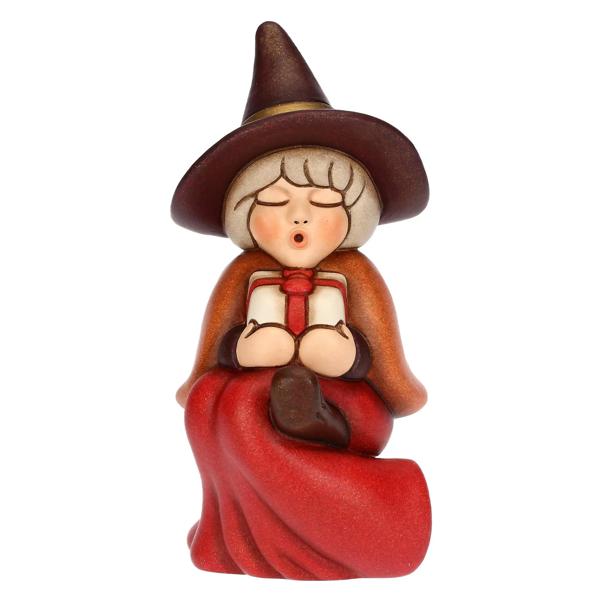 Thun - Befana Berta con regalo in ceramica piccola | Rohome