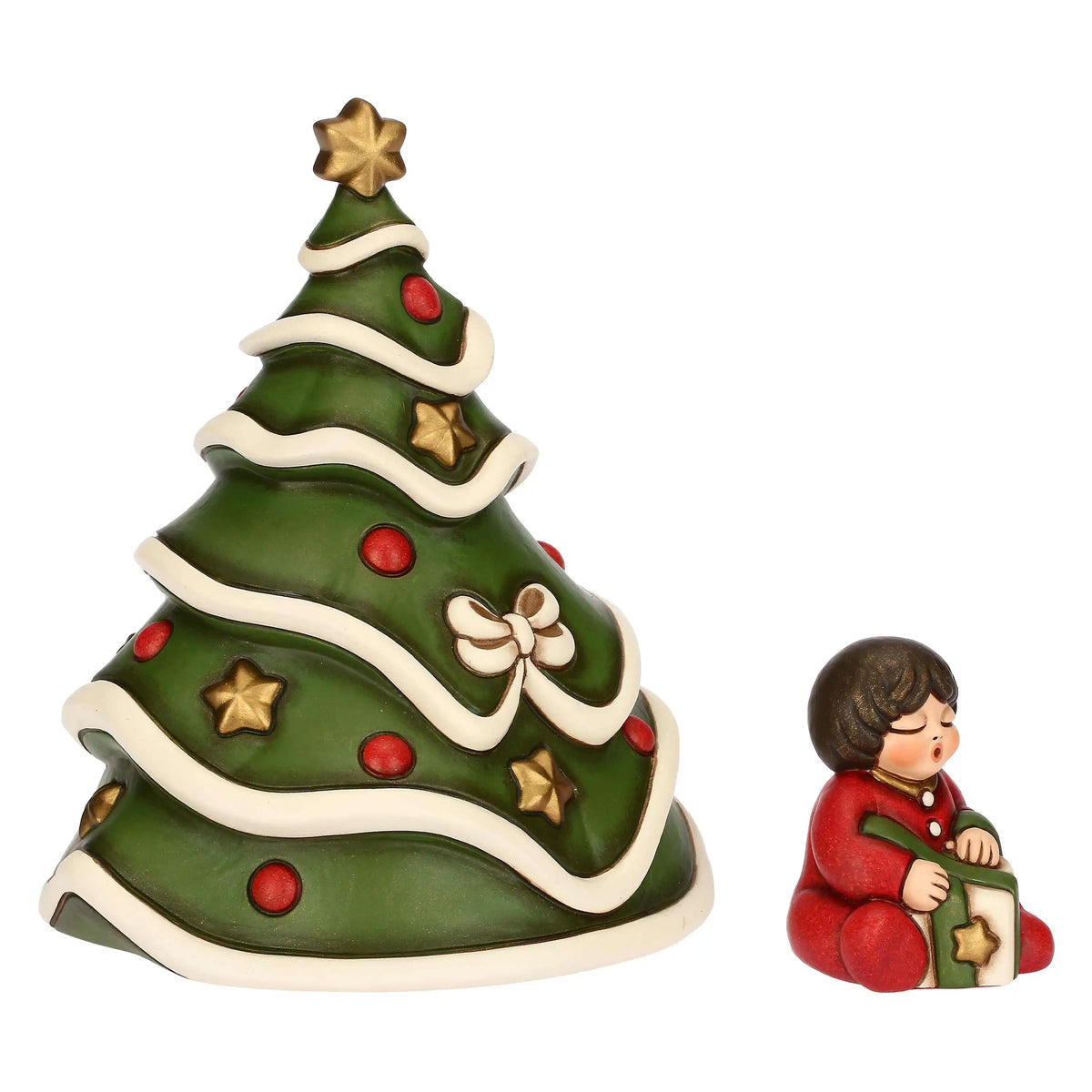 Thun - Set albero di Natale e bimbo in ceramica | Rohome