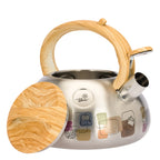 Thun - Bollitore in acciaio con manico effetto bamboo | Rohome