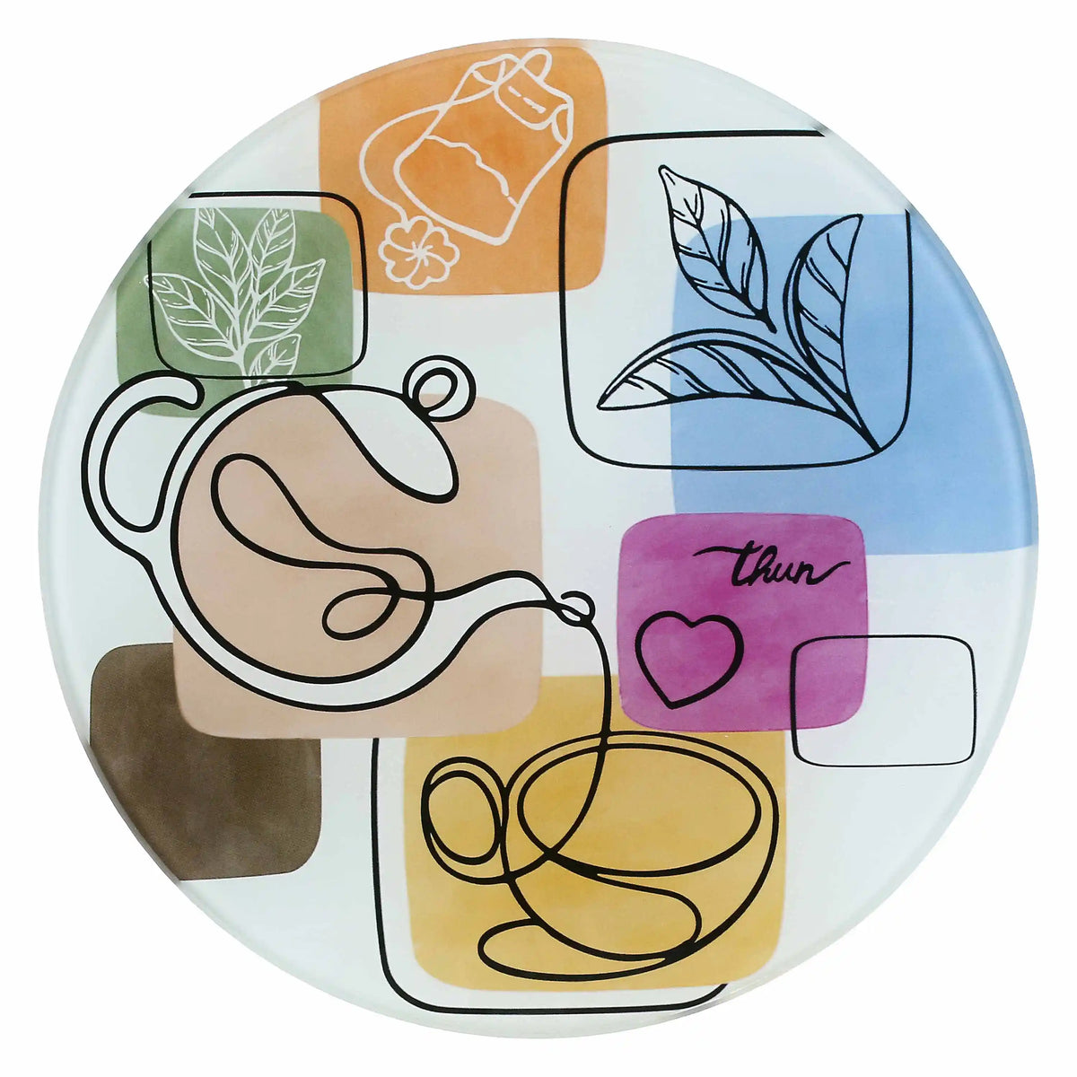 Thun - Set 4 tazze da té con vassoio in bamboo | Rohome