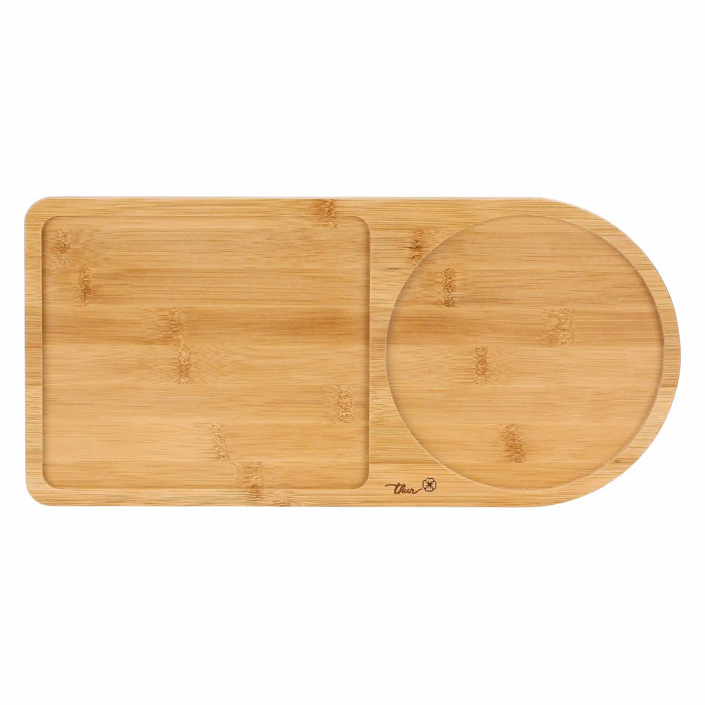Thun - Set 4 tazze da té con vassoio in bamboo | Rohome