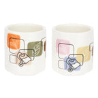 Thun - Set 4 tazze da té con vassoio in bamboo | Rohome