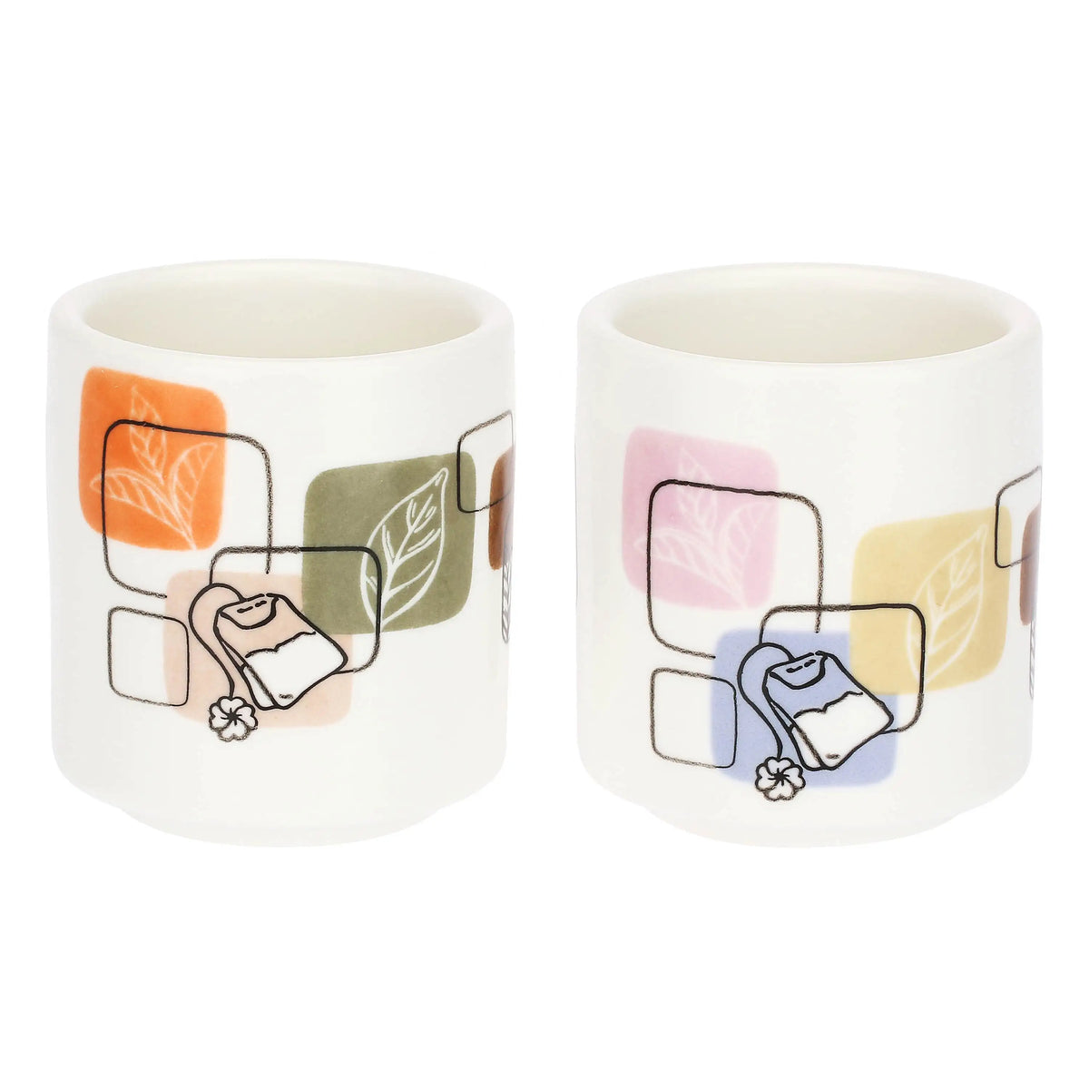Thun - Set 4 tazze da té con vassoio in bamboo | Rohome