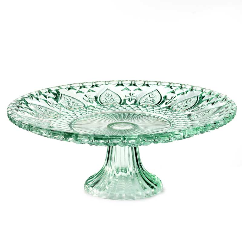 Alzata in vetro colore tiffany | Rohome
