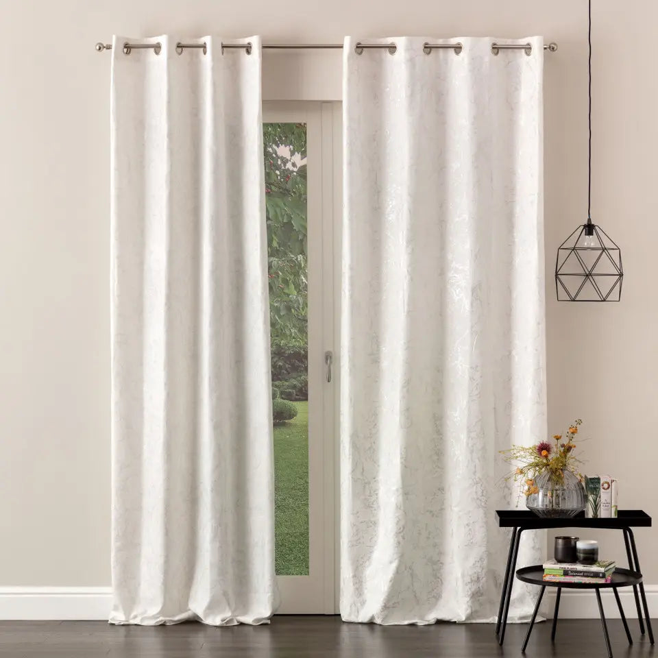 Tenda 140x280 velata Kara argento| rohome