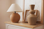 Vaso in ceramica colore beige totem | Rohome