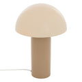 Lampada da tavolo in metallo fungo beige | rohome