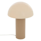 Lampada da tavolo in metallo fungo beige | rohome