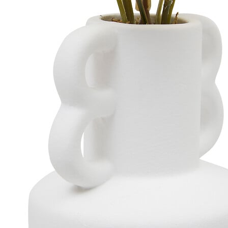 Vaso in ceramica con fiori secchi | Rohome