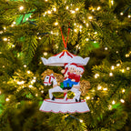 Decorazione Personalizzabile Coppia sulla Giostra – Natale | Rohome