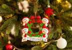 Decorazione Personalizzabile Ghirlanda Natalizia con 4 Personaggi | Rohome