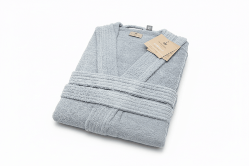 Accappatoio in spugna azzurro in box taglia xxl | Rohome | Rohome